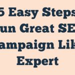 5 Easy Steps Run Great Seo Campaign Like Expert
