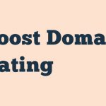 Boost Domain Rating