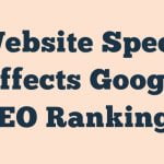 Website Speed Affects Google Seo Ranking